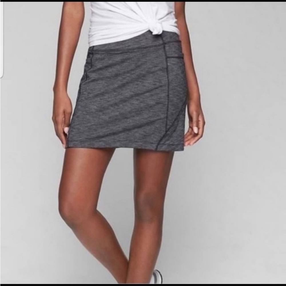 Athleta Charcoal Gray Excursion Skirt/ Skort Size 1X
